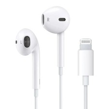 Sunix M50 Plus Kopfh&ouml;rer In-Ear f&uuml;r iPhone 8-Pin Plug & Play Headset Wei&szlig;