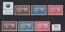 WC1_34313 ROMANIA. 1928 air mail sets. Sc.C1-C3,C4-C6. MH-MLH