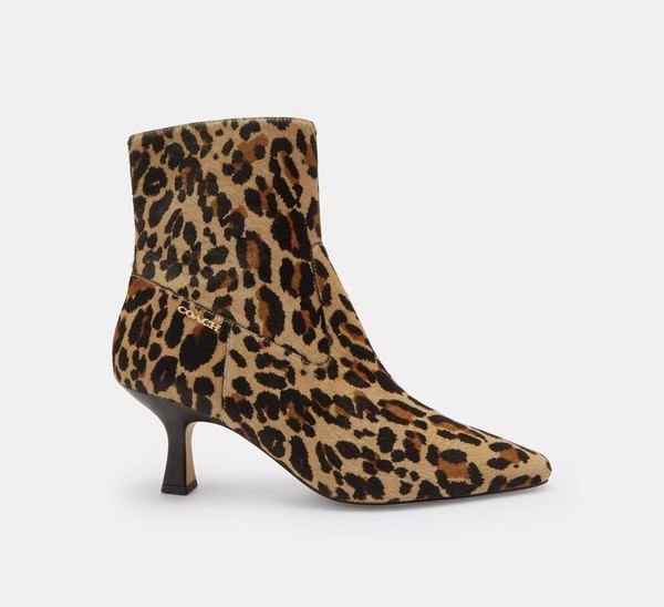 Women Coach Boots Brown 39