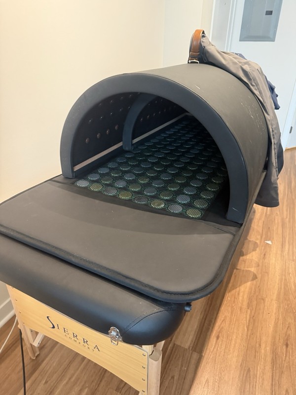 Sierra Comfort Portable Infrared Sauna Dome, Indoor 1-Person Hinged, Black