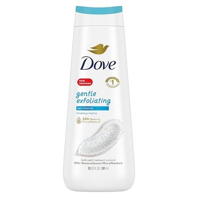 Dove Body Wash Gentle Exfoliating With Sea Minerals Instantly Reveals Visibly...