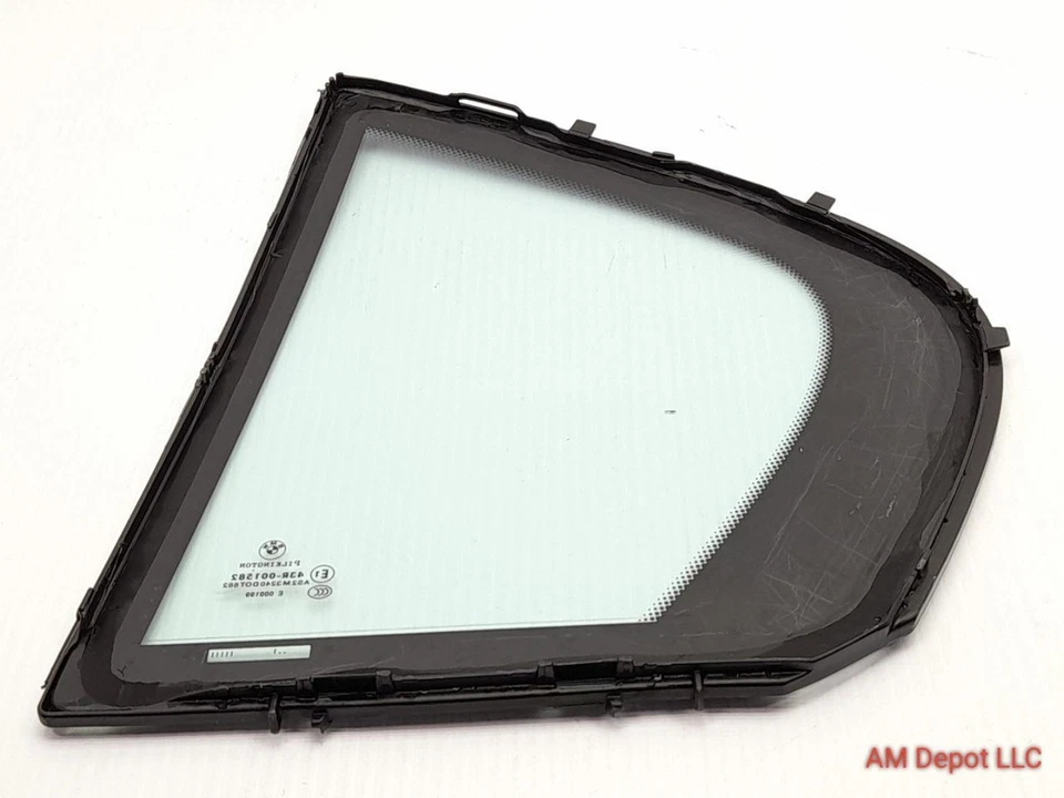 2011 BMW 335xi 335i 328i 328xi E90 Sedan Rear Right Passenger Door Quarter Glass - Image 3 of 3