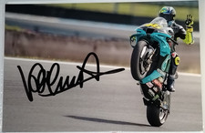 AUTOGRAFO VALENTINO ROSSI VR 46 FOTO HAND SIGNED MOTO GP YAMAHA ITALY 9 WORLD C