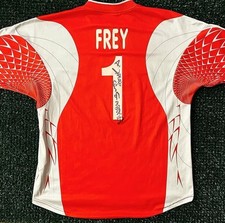 FREY FIORENTINA MATCH WORN SHIRT SEASON 2007-2008 AUTOGRAPHED