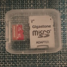 Gigastone 256GB microSDXC A2 microSD Memory Card with SD Adapter 256GB