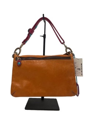 GABS Shoulder Bag Leather Pink Solid Color