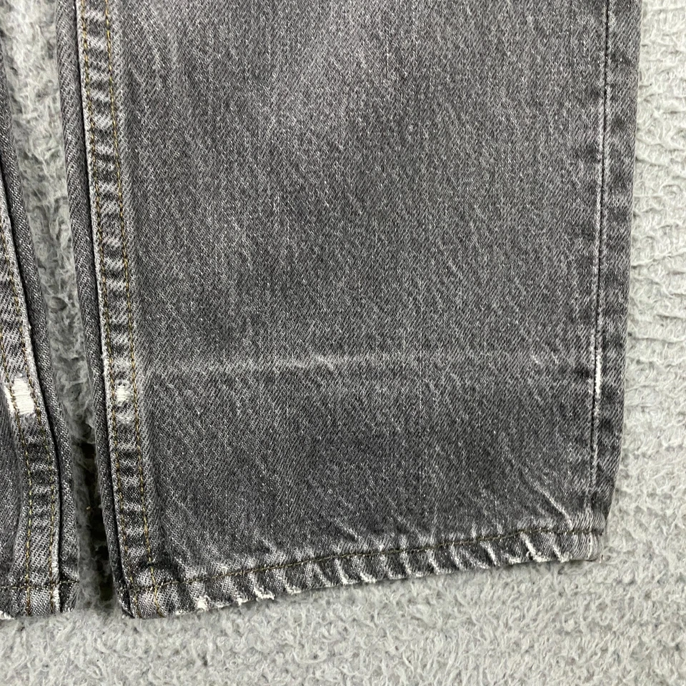 Jeans Levis 501 De Colección Años 90 Para Hombre 31x30 Gris Denim Botón Hechos en EE. UU. Foto 4 de 4