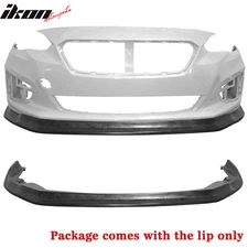 Fits 17-19 Subaru Impreza CS Style Front Bumper Lip Chin Spoiler Unpainted PU