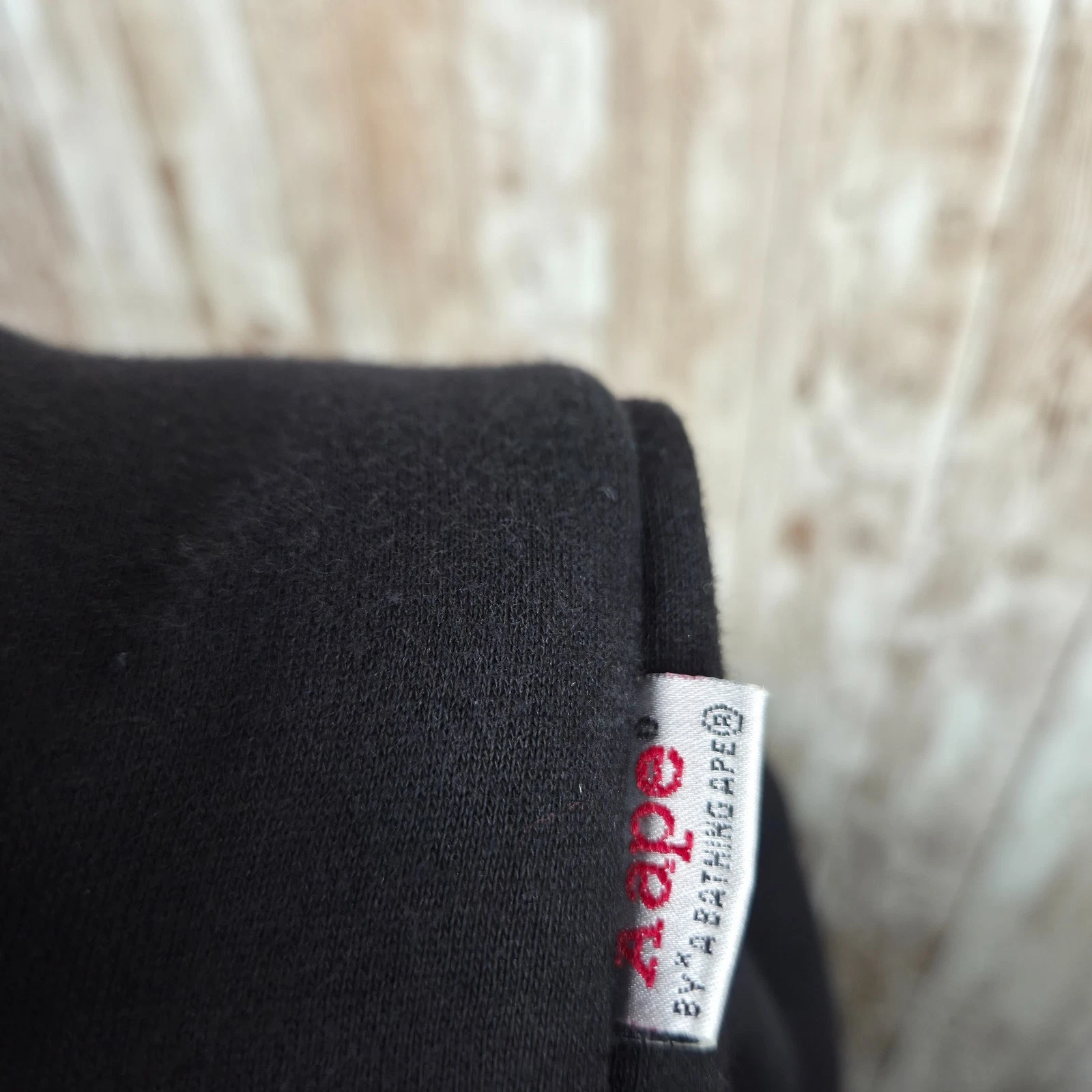 Aape by Bathing Ape Button Snap Hooded Hooded Varsity Jacket Black Youth Size XL image 19