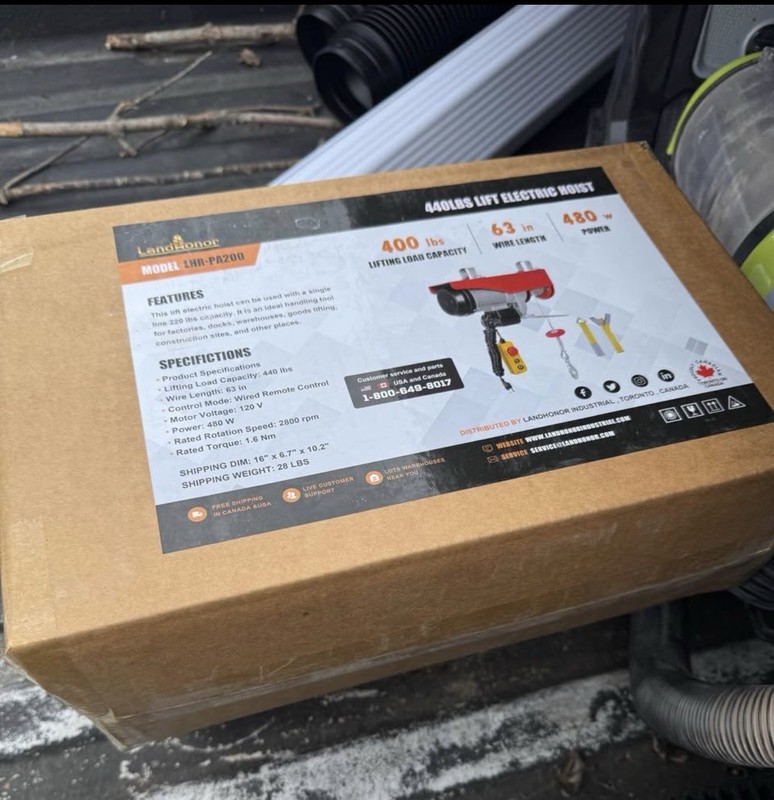 Electric Hoist 440Pounds