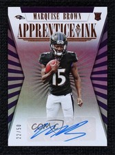 2019 Panini Passing the Torch Apprentice Ink 22/50 Marquise Brown Auto uk2