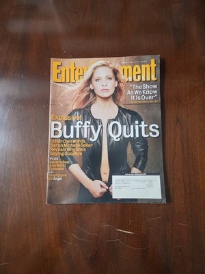 Entertainment Weekly ' Buffy Quits ' March 7, 2003 #699 Magazine