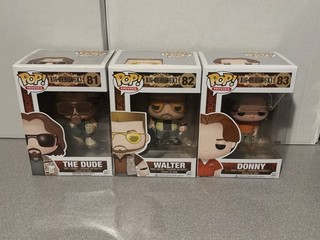 The Big Lebowski Funko Pop Lot The Dude #81 Walter #82 Donny #83 Vaulted Grails