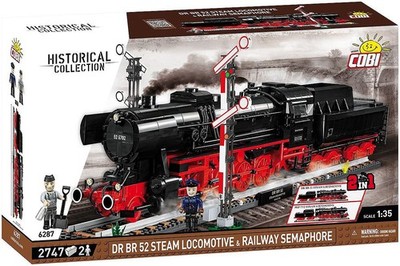 Cobi 6287 Trains DRB Class 52 Steam Locomotive Exec. Edition Bausatz  lieferbar!