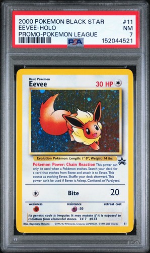 Eevee graded PSA 7 for sale on eBay
