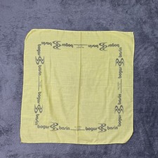 Vintage Bogus Basin Handkerchief Bandana 1978 McU Sports Boise Idaho Yellow