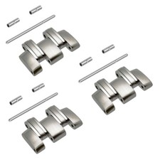 3 PCS 18MM MIDSIZE LINK FOR OMEGA SEAMASTER 1501/823 1502/824 WATCHBAND PIN TUBE
