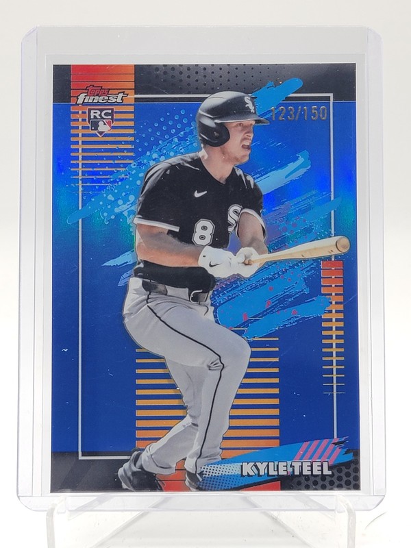 KYLE TEEL 2026 TOPPS FINEST UNCOMMON ROOKIE BLUE REFRACTOR /150 WHITE SOX Q3967