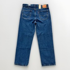 Levis 550 Jeans Mens 40x32 Relaxed Fit Blue Denim High Rise Cotton Casual NWT
