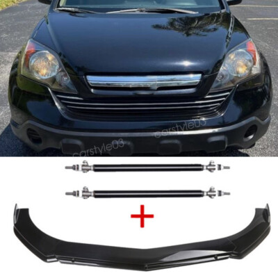 Front Bumper Lip Spoiler Splitter Kit For Honda Civic Pilot CR-V Car Accessories