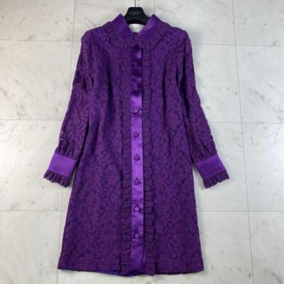 GUCCI★グッチ★素敵！ベルト付きPurple Plum Dress GUCCI☆グッチ☆素敵！ベルト付きPurple Plum Dress (GUCCI