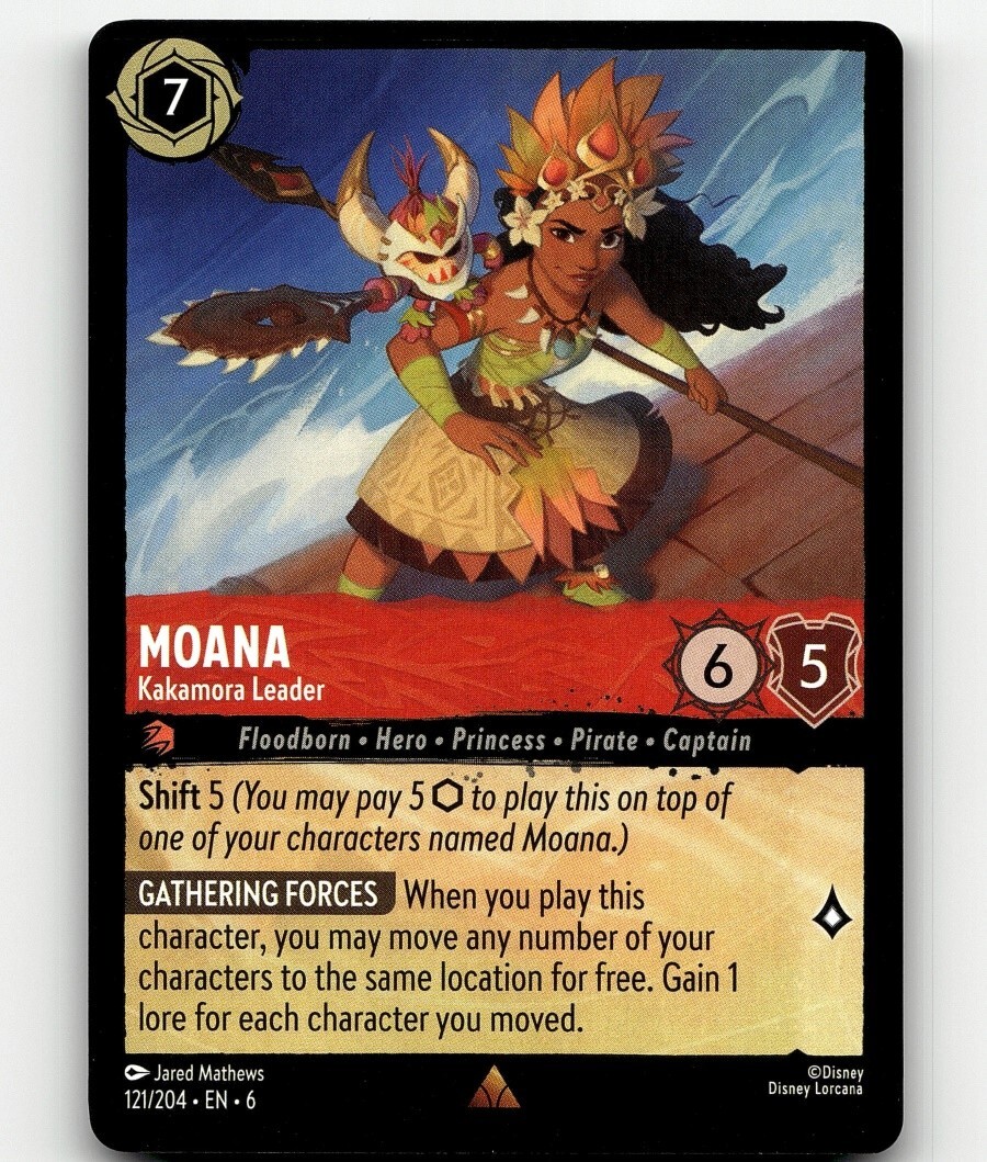 Disney Lorcana Moana - Kakamora Leader - Azurite Sea | eBay