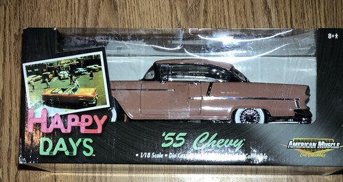 2000 ERTL AMERICAN MUSCLE HAPPY DAYS 55 CHEVY MIB - Picture 2 of 9