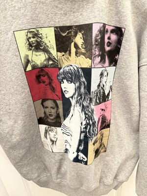 Taylor Swift Eras Tour Grey Quarter Zip Sweater- Small *Official