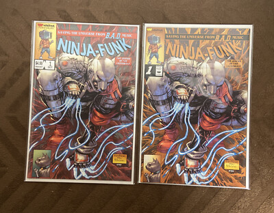 Ninja Funk #1 Tyler Kirkham Lazerwolf - SIGNED by JPG w/COA - WHATNOT NOT GRADED