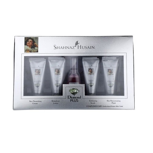 SHAHNAZ HUSAIN Diamond Facial Kit 10gx4 Potencia Completa AGE Control Fórmula/Envío Gratis