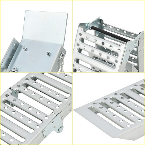 2×Folding Loading Ramp 1500LBS Capacity for Car/ATV/UTV/Motorcycles/Pickup Truck - Picture 4 of 8