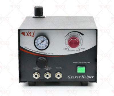 New Pneumatic Engraving Machine Double Ended Impact Graver Jewelry Engraver  na