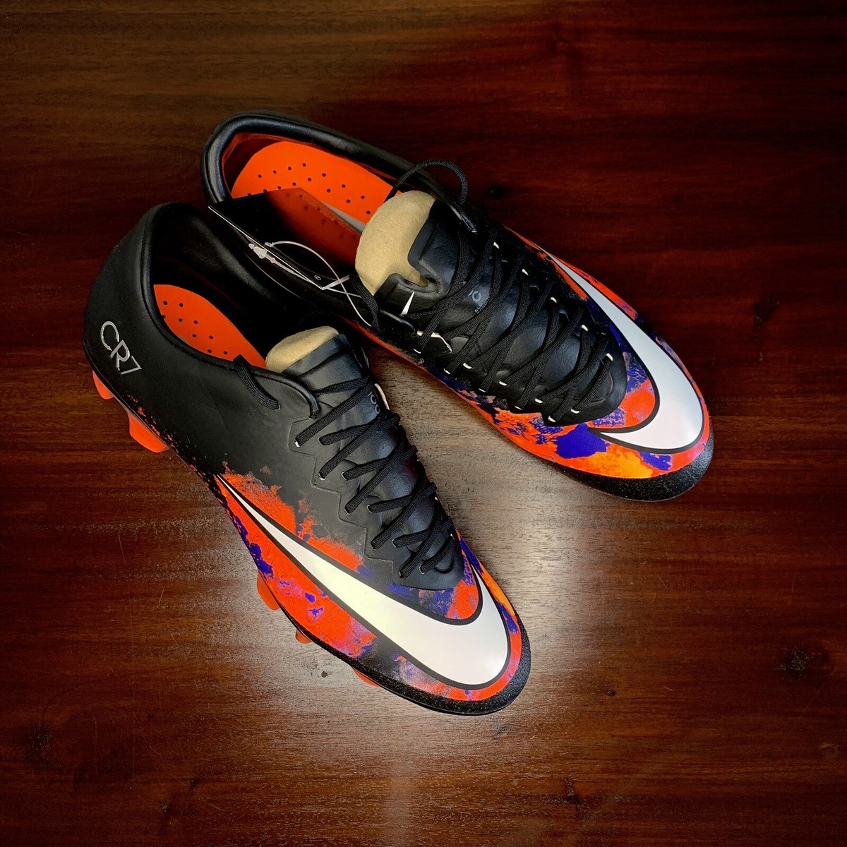 NIKE Mercurial Vapor 10 X HG US 8.5 UK 7.5 CR7 Lava | eBay NIKE Mercurial Vapor 10 X HG US 8.5 UK 7.5 CR7 Lava | eBay