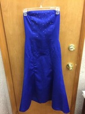 Jessica Mcclintock Size 5 Women's Blue Dress purple a446