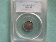 10 centimes Terre-Neuve 1941 C.EF-AU