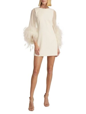 chinese dress ladies Alice + Olivia Maxi Dress Vandy White Lace-Paneled Satin Size Extra Sm   Celebrity Owned
