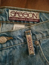 VINTAGE SASSON High Waist Tapered Leg Mom Blue Denim Jeans 11/12 80s 90s Y2K