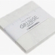 Vintage White Paper Delight: 42-Piece Grunge Charm Pack by