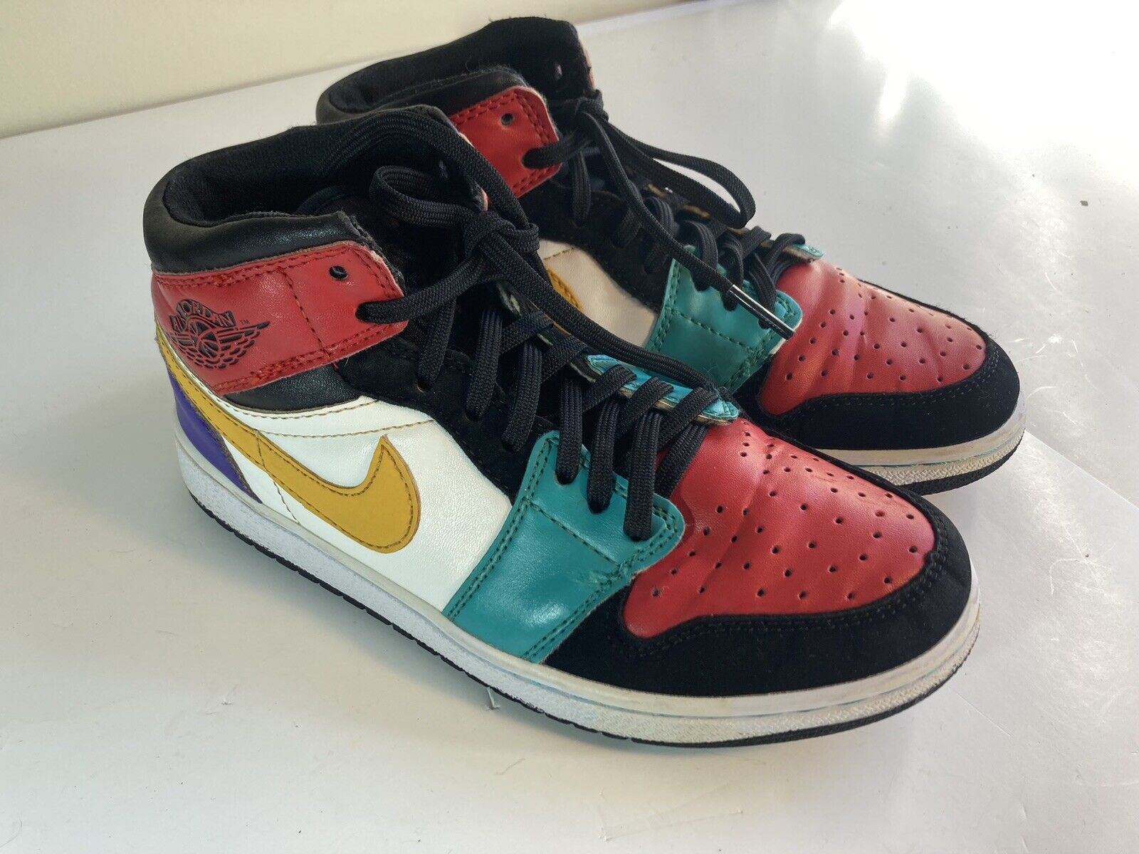 Nike Air Jordan 1 retro OG multi color Size 5.5 554724-125 | eBay