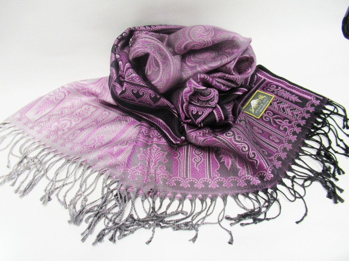 小物 paisley pattern long stole 小物 paisley pattern long stole JAPAN STOLE OBOROORI