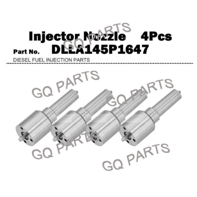 DLLA145P1647 4x Injector Nozzle for 0445110287 15062053F Chrysler Voyager 2.5CRD