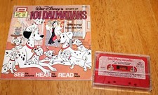 Disney Storyteller Series: 101 DALMATIANS BOOK  CASSETTE TAPE SET 29DC - 1982