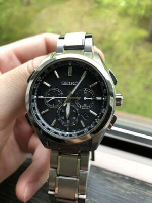 時計 SEIKO V14J-OAEO SOLAR TITANIUM QUARTZ Seiko Solar V14J-0Ae0 Analog Solar Men Titanium Quartz