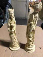 Dwie figurki wys. 30 cm piękna dekoracja 