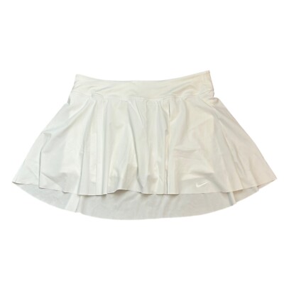 Nike Skort Womens 2x White Tennis Skirt Golf Athletic mini pleated  Pickleball