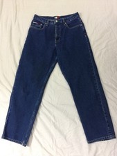 TOMMY HILFIGER Women Straight Leg Medium Wash Denim Blue Jeans Pants Size 7
