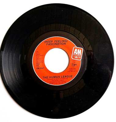 HUMAN LEAGUE - Keep Feeling Fascination 45 RPM Vinyl Record AM