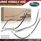 4x Front & Rear Brake Hydraulic Hose for Honda Accord Ex Ex-L Lx 2018-2020 1.5L