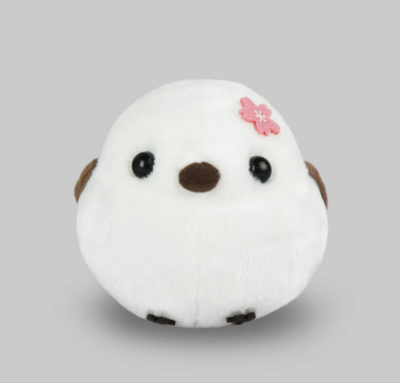 SAKURA Fuku-Fuku Shimaenaga ST Long-tailed Tit Plush toy 12cm | eBay