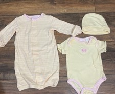 3 Piece Set by First Impressions 0-3 Months Long Sleeve, Short Sleeve  Hat